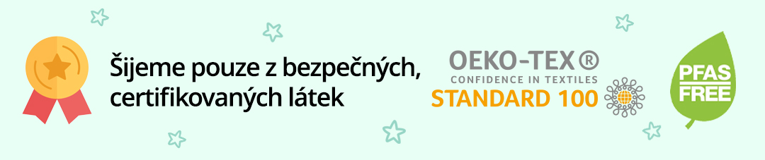 Certifikované látky OEKO-TEX a PFAS FREE